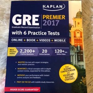 KAPLAN GRE PREP BOOK